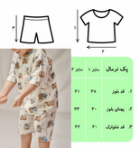 ست تیشرت و شلوارک تابستانه پسرانه(2تا4سال) طرح کامیون